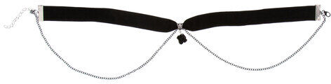 Kette "Rose", schwarz