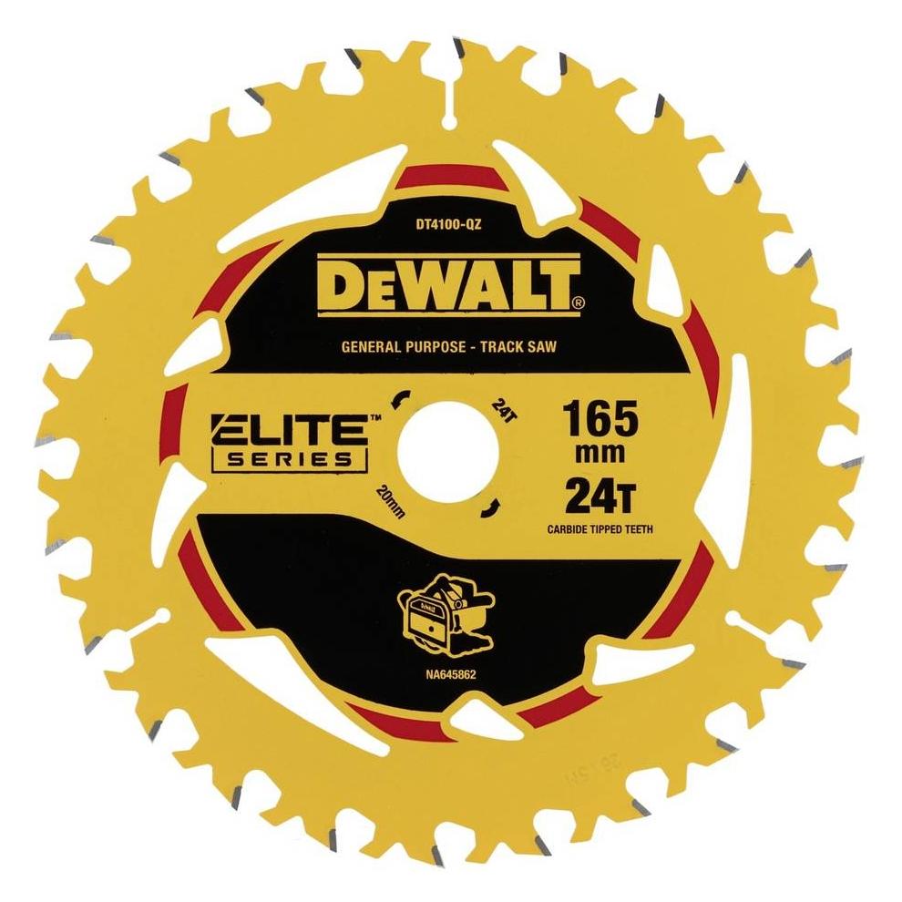 DeWalt ELITE Kreissägeblatt 165/20mm 24WZ/FZ (DT4100-QZ)