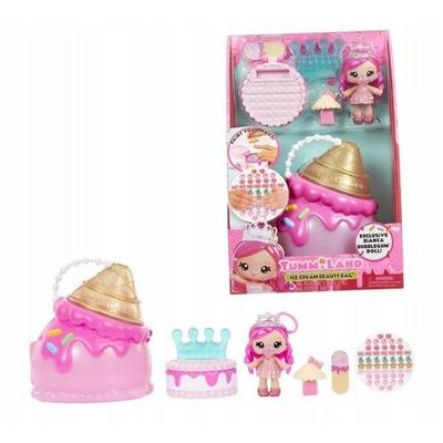Yummiland Beauty Bag Playset + Lip Gloss Doll - Ice Cream Beauty Bag