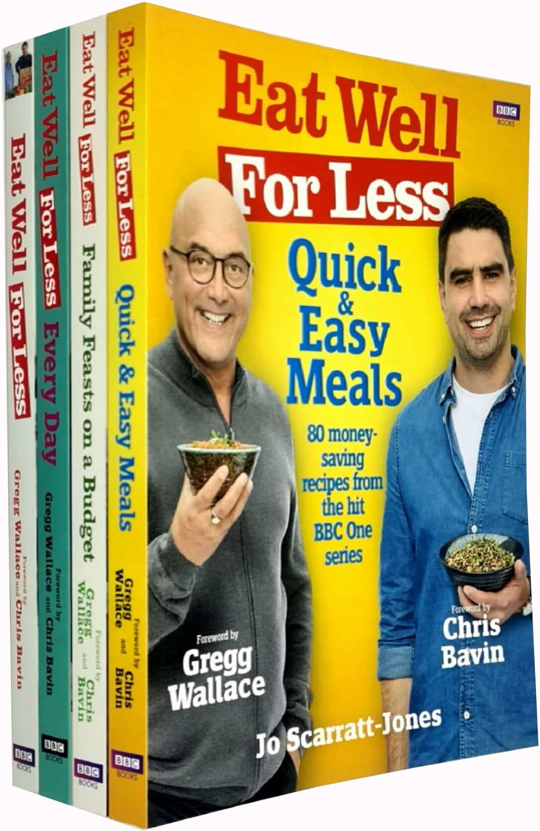 Eat Well For Less Collection 4 Books Set By Jo Scarratt-Jones - Paperback BBC Books
