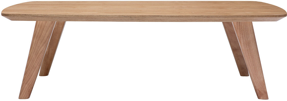Miliboo Table basse rectangulaire scandinave bois clair L120cm FIFTIES