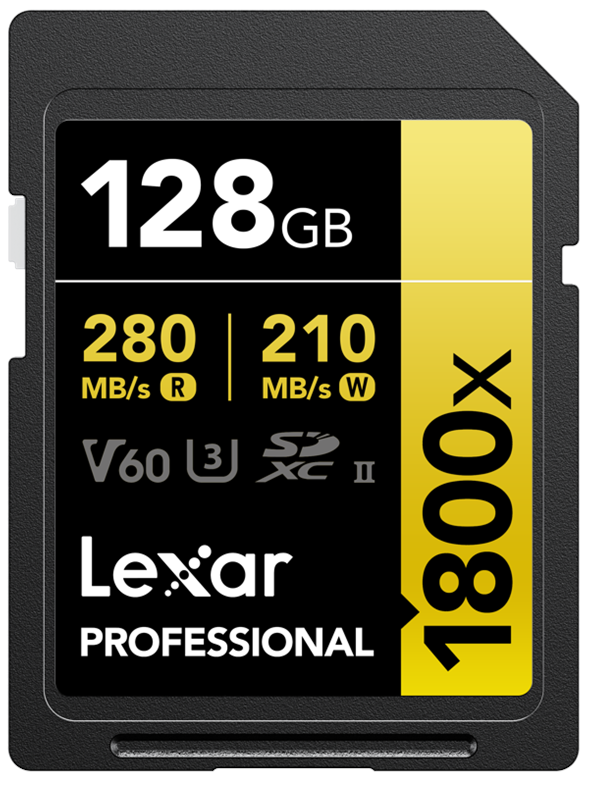 Lexar Professional Gold 1800x SD - 280MB/s - 128GB