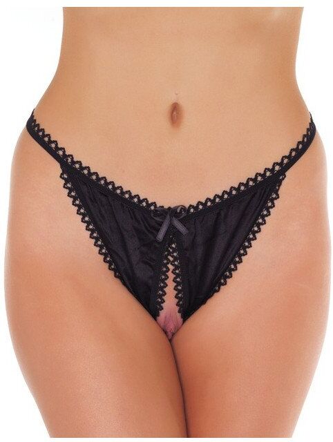 Amorable by Rimba Tanga Ouvert - Talle unique - Noir