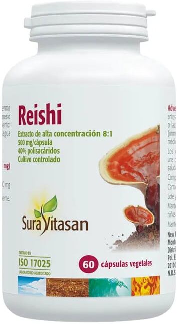 Sura Vitasan Reishi Ganoderma Lucidum 500 mg 60 VCaps