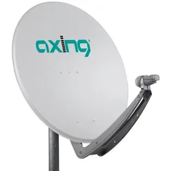 Axing SAA85-01 Satellitenantenne, Aluminium, Reflektorgröße 85 x 85 cm, Farbe grau SAA08501 SAA 85-01