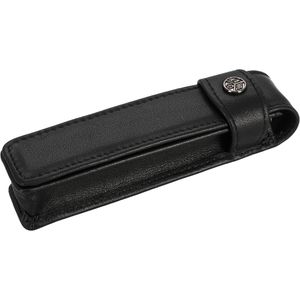 Kaweco Stifteetui K2618, schwarz, für 1 Stift, Stecketui mit Lasche, aus Echt Leder