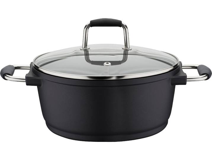Kochtopf GSW Scala , schwarz, H:11cm Ø:24cm, Töpfe, Kochtopf, Induktion
