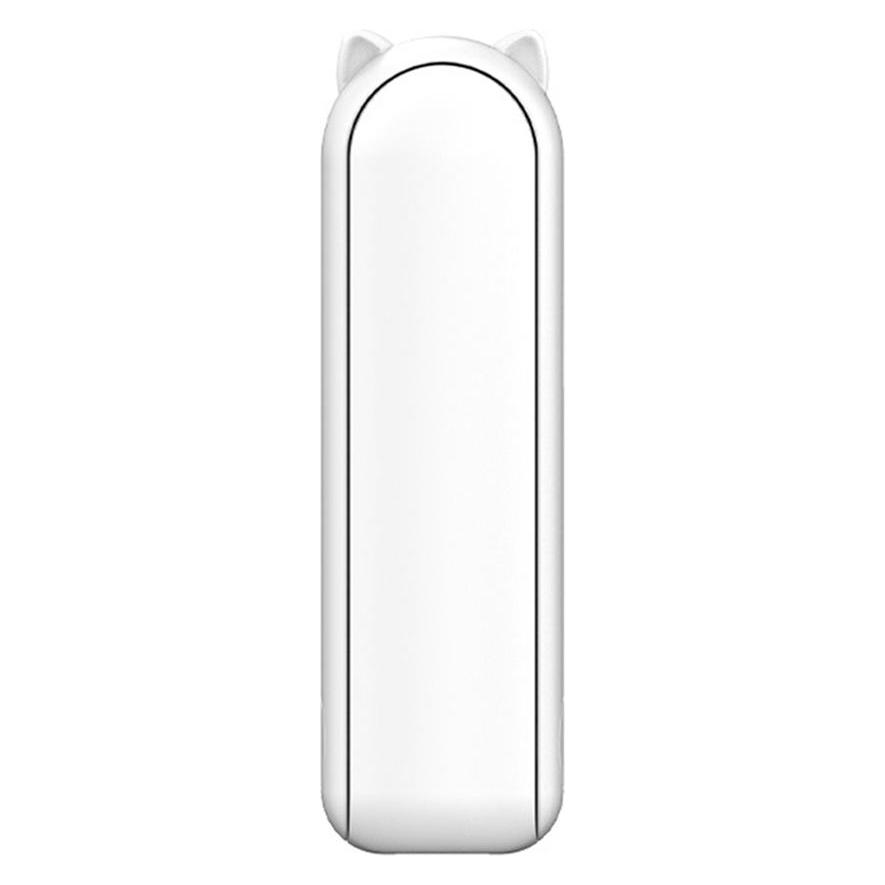 Techsuit - Mini Portable Hand Fan (HZ001) - 2000mAH, USB Rechargeable, 3 Speeds Adjustable - White (56356422)