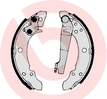 Brembo Bremsensatz, Trommelbremse 1420-52873 Für Audi Seat Vw