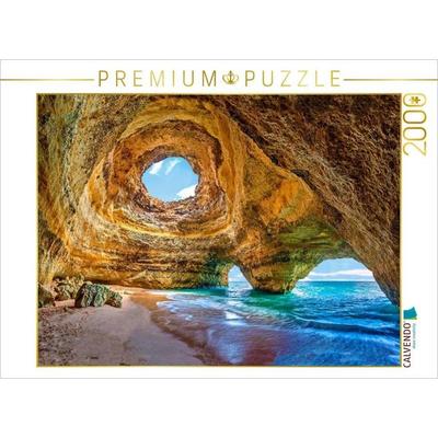 CALVENDO Puzzle Die Höhle Algar de Benagil an der Algarve | 2000 Teile Lege-Größe 90 × 67 cm Foto-Puzzle für glückliche Stunden, von , Calvendo Puzzle