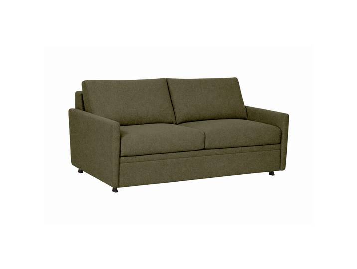 Livetastic Schlafsofa Harmony, Grün, 2-Sitzer, Füllung: Kaltschaum,Kaltschaum, Taschenfederkern, 176x80x95 cm, Bettfunktion erhältlich, Kinderzimmer & Jugendzimmer, Jugendmöbel, Jugendsofas
