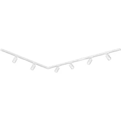 Briloner, Beleuchtung Zubehör, HV-Stromschienensystem-Set, 3m, Weiss, 6xLED-Spot/GU10/max. 9W exkl. Leuchtmittel