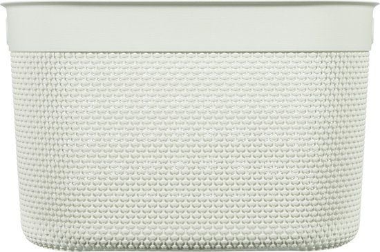 Curver Filo Mand XL Opbergmand met handgrepen Wit 30L