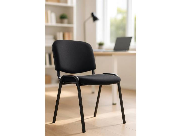 4er Set Ofis Stühle - Schwarz