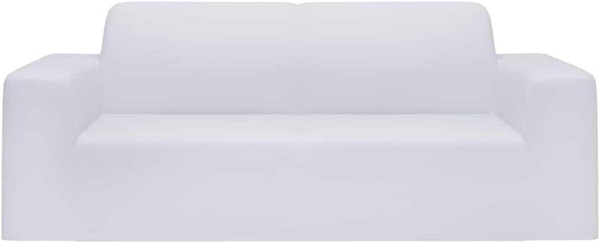 Rekbare Jersey Schoonmaakhoes voor Bank - Wit - 145-185 cm