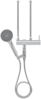 Stiebel Eltron Einhebel-Wand-Armatur MEBD, A 205623 A 108 mm, für Komfort- und Kompakt-Durchlauferhitzer