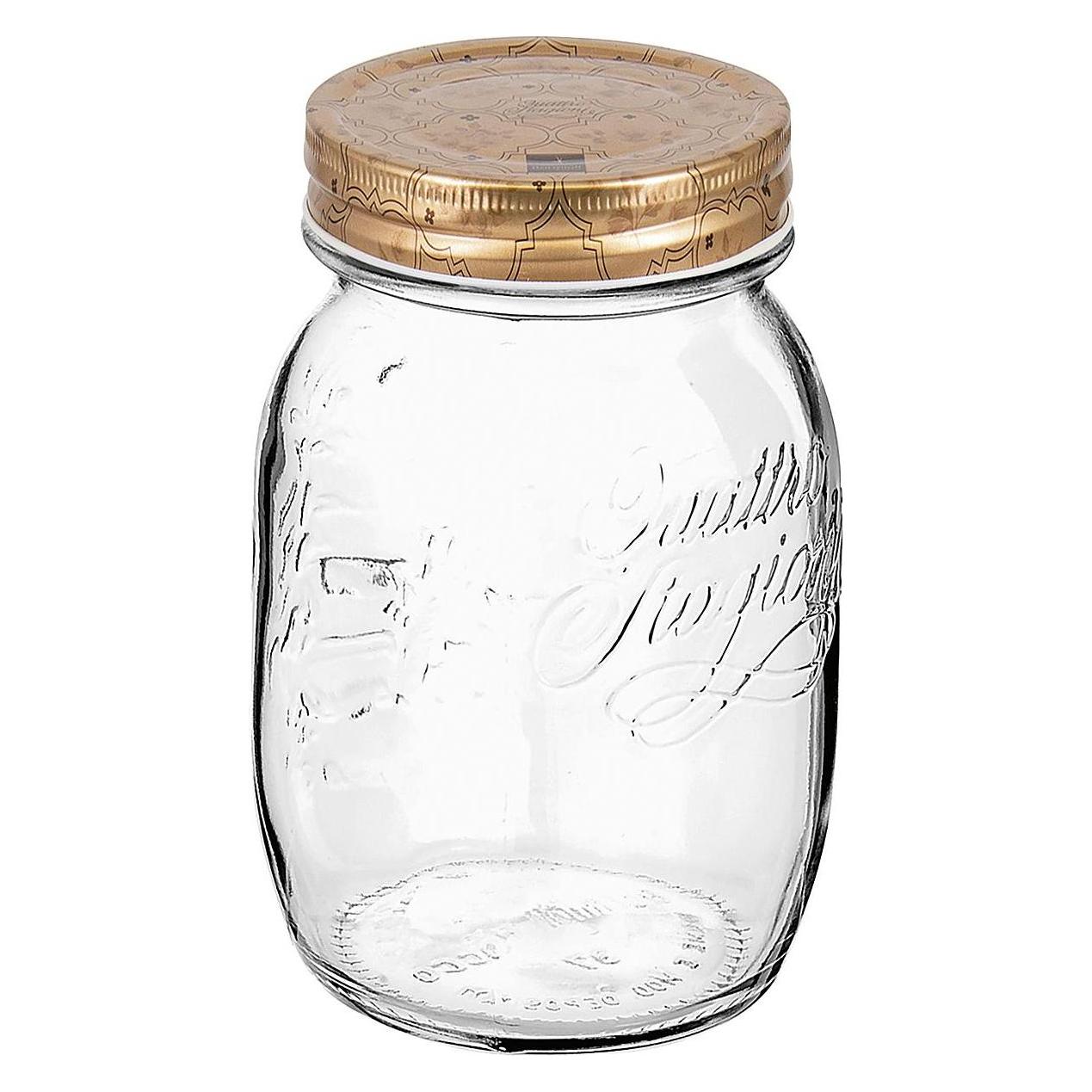 Quattro Stagioni Einmachglas QS.500ml mD Kupfer (12 Stk., 1.05 l) (Quattro Stagioni)