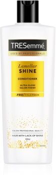 TRESemmé Lamellar Shine condicionador para clareamento, brilho e facilidade em pentear 400 ml. Lamellar Shine