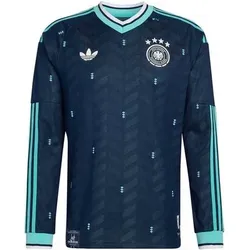ADIDAS Herren Trikot Deutschland 26 Authentic Auswärts, Größe S in Blau Blau
