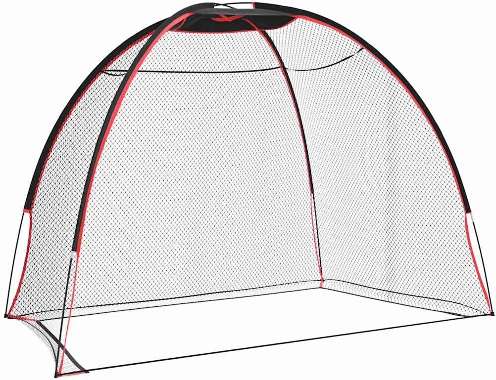 vidaXL Aide à l'entraînement de golf Noir 314 x 150 x 206 cm Polyester