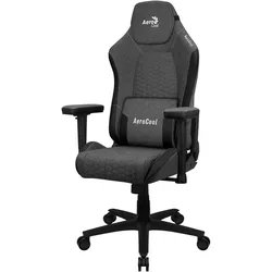 AeroCool CROWN AeroWeave Universal-Gamingstuhl Gepolsterter Sitz, Gaming Stuhl, Schwarz