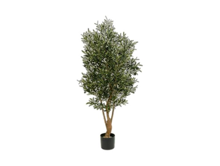 Lebensechte Kunstpflanze „Olivenbaum Natural Twisted“, Höhe 150 cm Grün Baq Design
