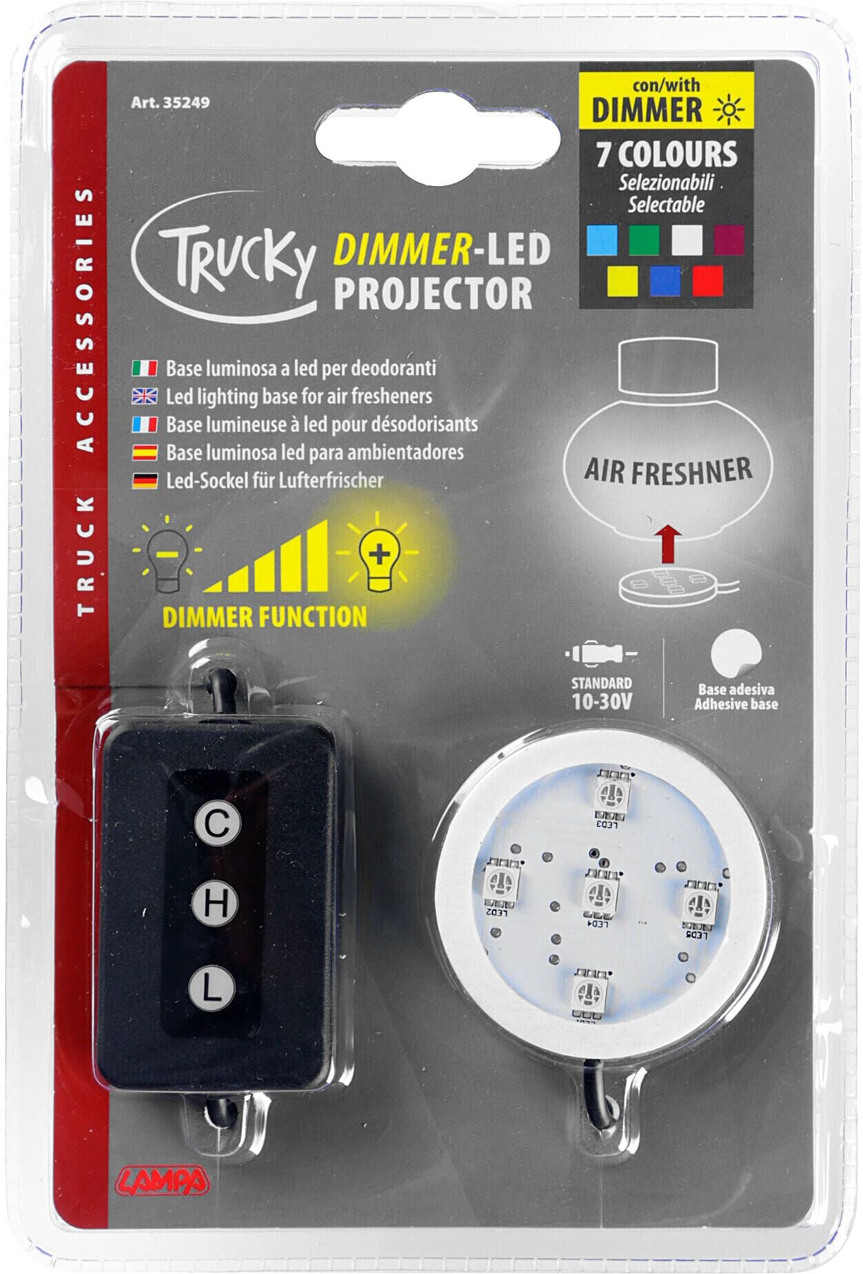 Trucky Base Luminosa 7 Colori USB Con Dimmer