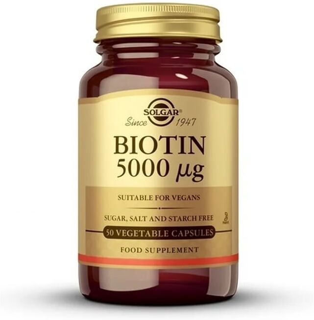 Solgar Biotin 5000 mcg 100 Caps