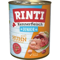 Rinti Kennerfleisch Junior + Huhn 12x800 g