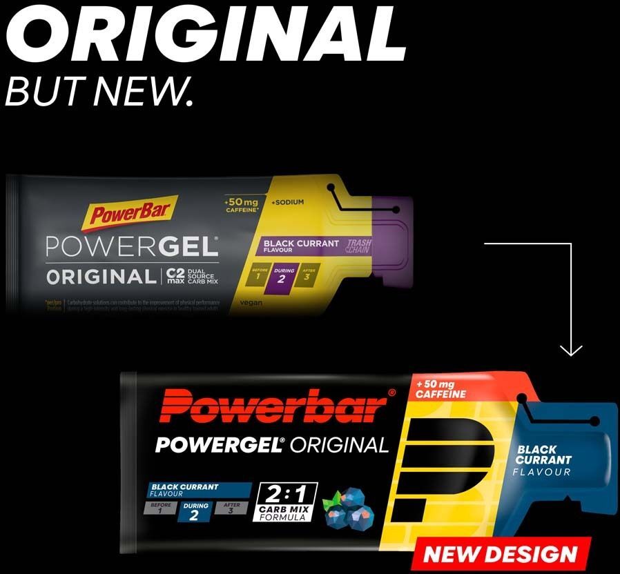Powerbar Powergel Original Black Currant 24x41 g Gel