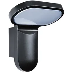 Esylux EL10710810 LED-Leuchte im Aluminiumgehäuse, 17 Watt, 3000 K, schwarz OL WL 200 OP 1600 830 BK