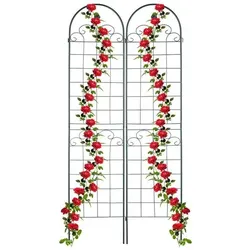 relaxdays Rankgitter im 2er Set 220 cm