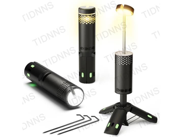 Lampe télescopique de Camping, lanterne de pêche Rechargeable, gradation, lumière d'ambiance nocturne, lumière de secours pour panne de courant, 10000mAh