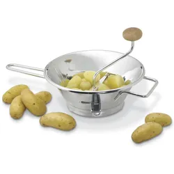 Guillouard Passevite Passiergerät Premium Edelstahl 24 cm – 3 Einsätze, Entsafter, Silber