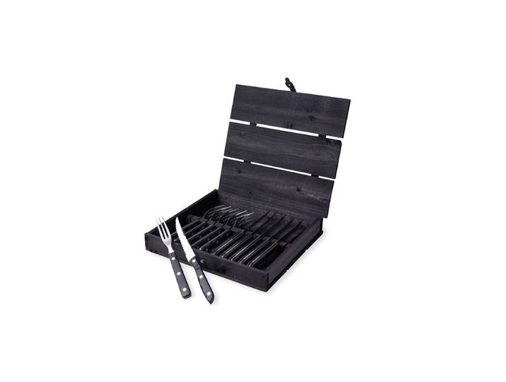 Gense Old Farmer Black steak/grill cutlery 12 pcs