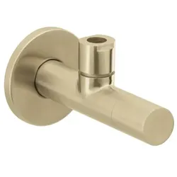 Herzbach Design iX PVD Eckventil 21.954780.1.41 mit Rosette, Brass Steel