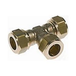 VSH kompression tee 22 mm (Pressverbindung) (0867174)