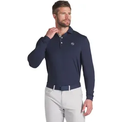 Puma Polo Cloudspun, langarm, navy