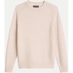 Pullover aus Schurwolle-Mix 0914-Linen Beige S
