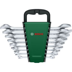 Bosch Maulschlüssel 1600A03HM8, Doppelmaulschlüssel Set 8-teilig, 6 - 22 mm