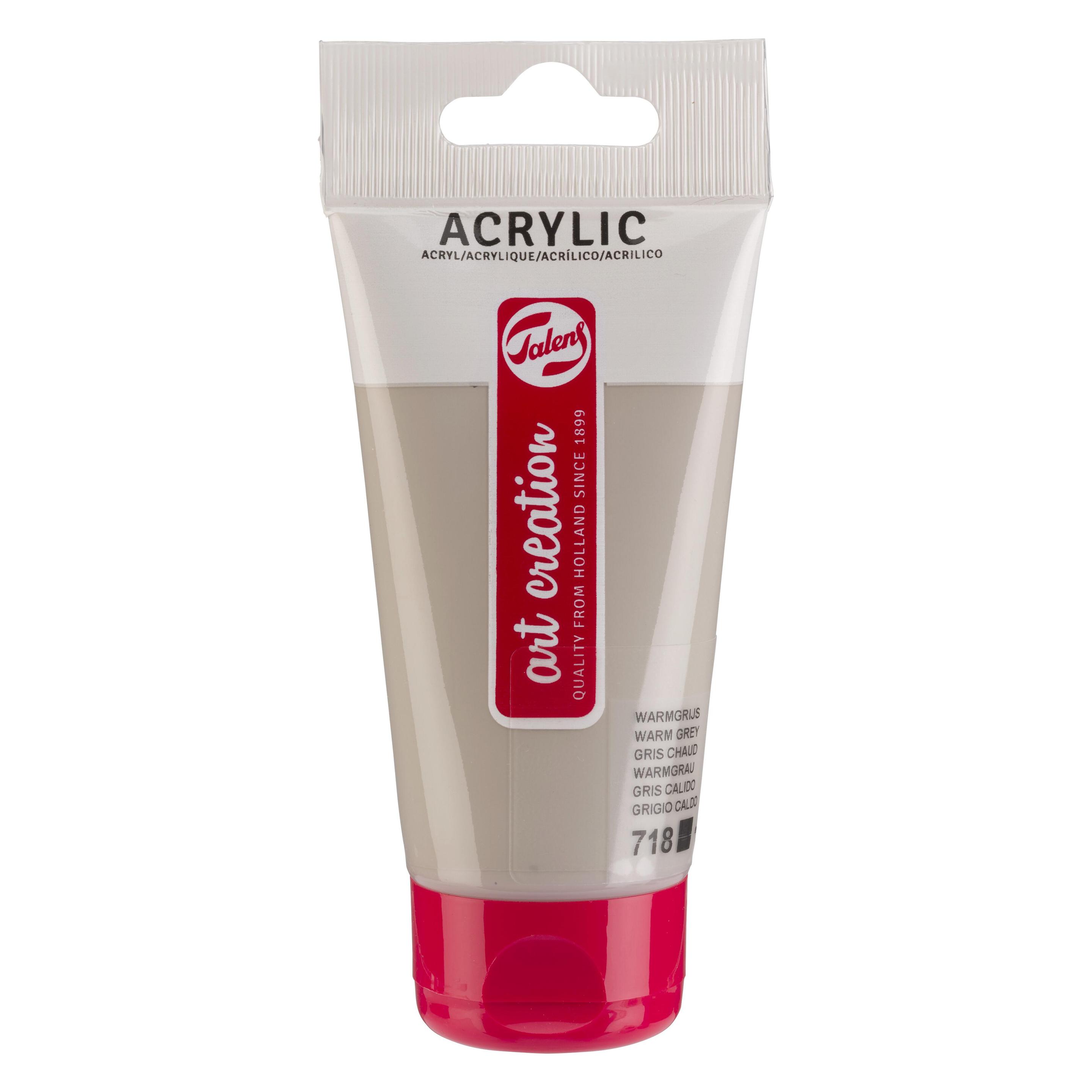 Talens Art Creation Acrylfarbe, Tube 75 ml, Warmgrau 718 (75 ml) (57456679)