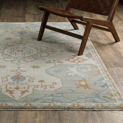 Style Haven Meadow Bohemian Old World Inspired Grey/ Blue Area Rug