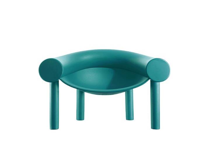 MAGIS fauteuil SAM SON (Bleu pole - Polyéthylène)