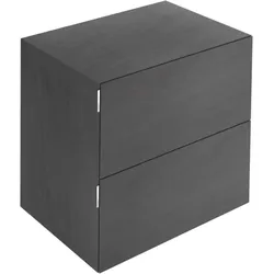 Keuco Edition 11 Art Sideboard 32542920800 80x70x49cm, 2 Frontauszüge, Keramik, basalt