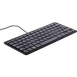 Raspberry Pi® RPI-KEYB (DE)-BLACK/GREY USB Tastatur Deutsch, QWERTZ Schwarz, Grau USB-Hub SC0198