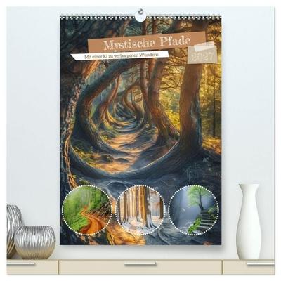 Mystische Pfade (hochwertiger Premium Wandkalender 2027 DIN A2 hoch), Kunstdruck in Hochglanz