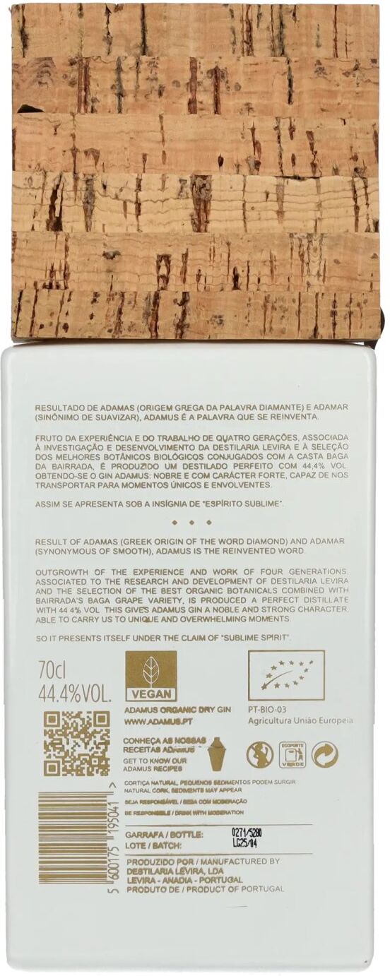 Adamus Dry Gin Organic 44,4% Vol. 0,7l
