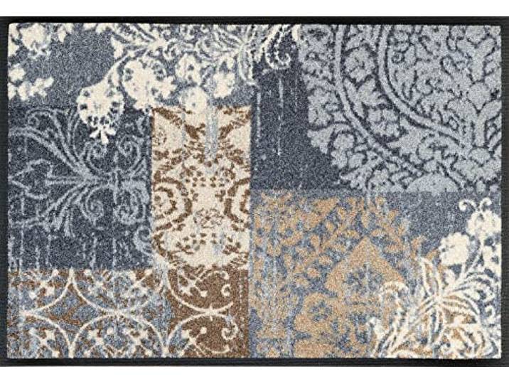wash+dry Armonia Grey deurmat, polyamide, grijs, 50x75cm