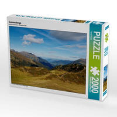 CALVENDO Puzzle Sommerberge | 2000 Teile Lege-Größe 90 × 67 cm Foto-Puzzle für glückliche Stunden