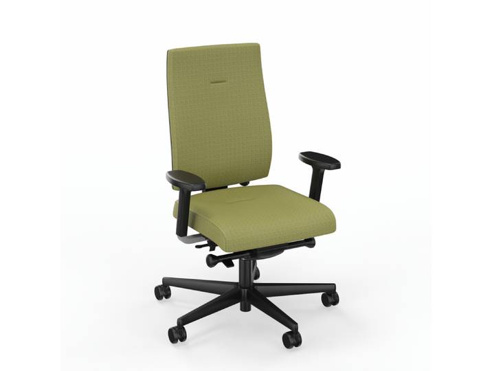 Bürostuhl SitagX-Line swissmade mit 2D Armlehnen, Grün, Neu, Ergonomischer Stuhl - ideal für flexibles Arbeiten